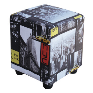 GIANNA-ITALIA σκαμπό χαμηλό ντυμένο 30x30xH30